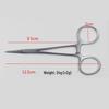 KISS Stainless Steel Pet Hemostatic Forceps: Angled & Straight Heads for Dog Ear Hair Plucking