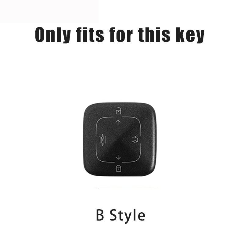 Car Smart Remote Key Case Cover Emblem Zinc Alloy Style Protection Shell For ZEEKR 7X 001 007 009 2024 2025 Keychain Accessories