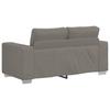 Two Seater Sofa Light Gray 160x77x82 cm Corduroy