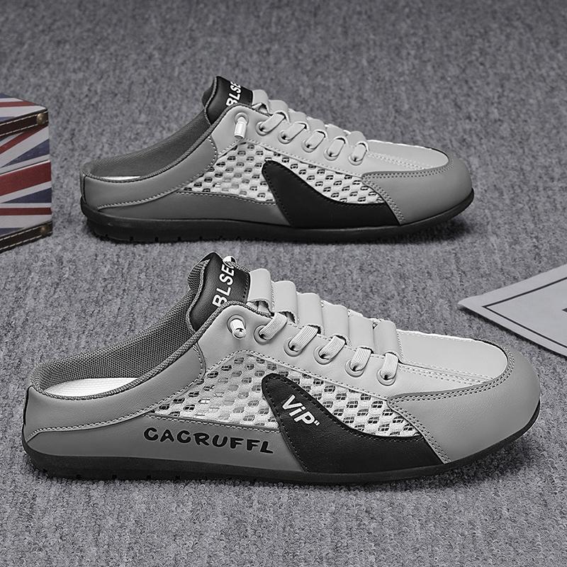 Męskie Modne Miękkie Półkapcie Letnie Męskie Trendy Dolna Część Codzienne Buty Miękka Podeszwa Wspierające Buty Trampki De Hombre