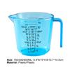 Clear Scale with Measuring Cup Handle Plastic Graduated Measuring Mugs for Kitchen