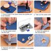 100 Sets Stainless Steel Grommet Tool Kit Inner Diameter 12MM Canvas Grommet Kit  For Pool Covering