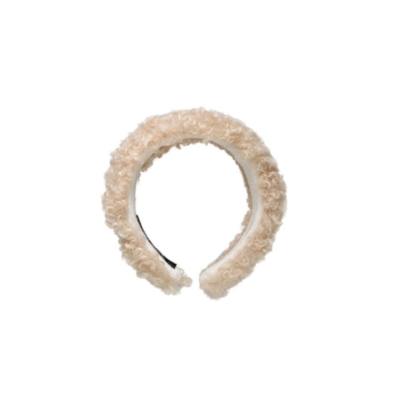 Brown Hat Fluffy Pom Pom