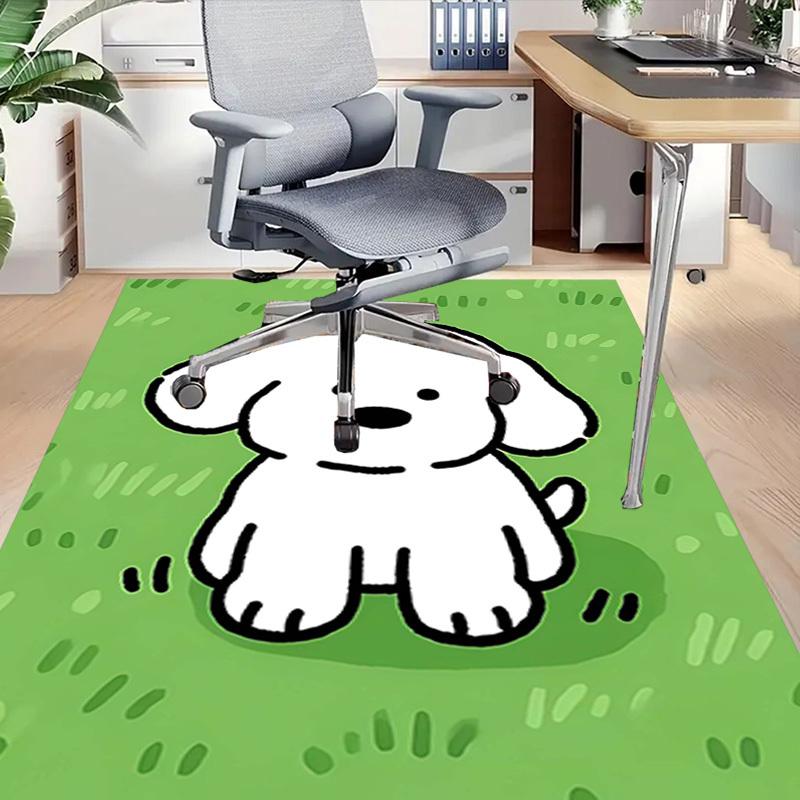 1PC The Puppy On the Grass Extra Large Non-Slip Floor Carpet, Office, Family, Bedroom, Studio - Large Area Rug Indoor Rugs, Vibrant Colors-A302