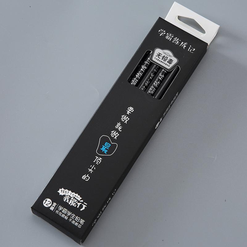 Drewniane dzieci Cartoon pisanie ołówkiem bezołowiowe Hb rysowanie ołówkiem artykuły papiernicze do pisania malowania