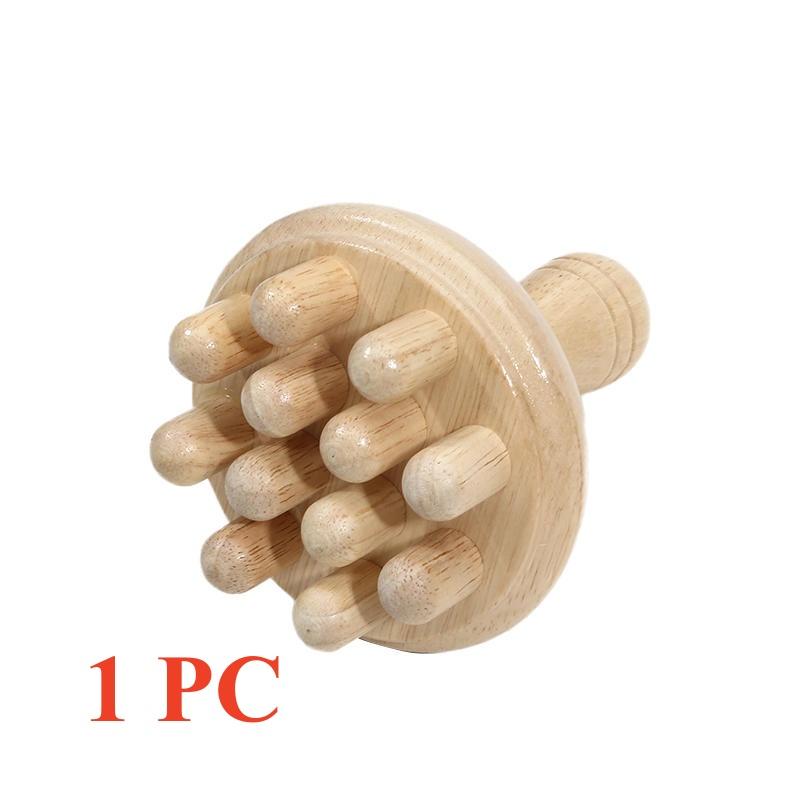 

Wooden Mushroom Massager Manual Massage Tool, Wood Mushroom Massage Tools Muscle Tension Local Fat Gua Sha for Full Body Use