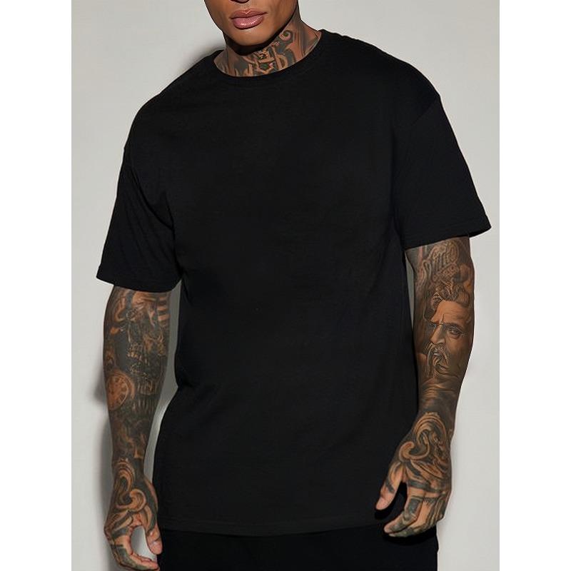 Summer Men'S Fashion Patterned Short-Sleeve T-Shirt,Suitable for Outdoor Activities,Cool, Casual