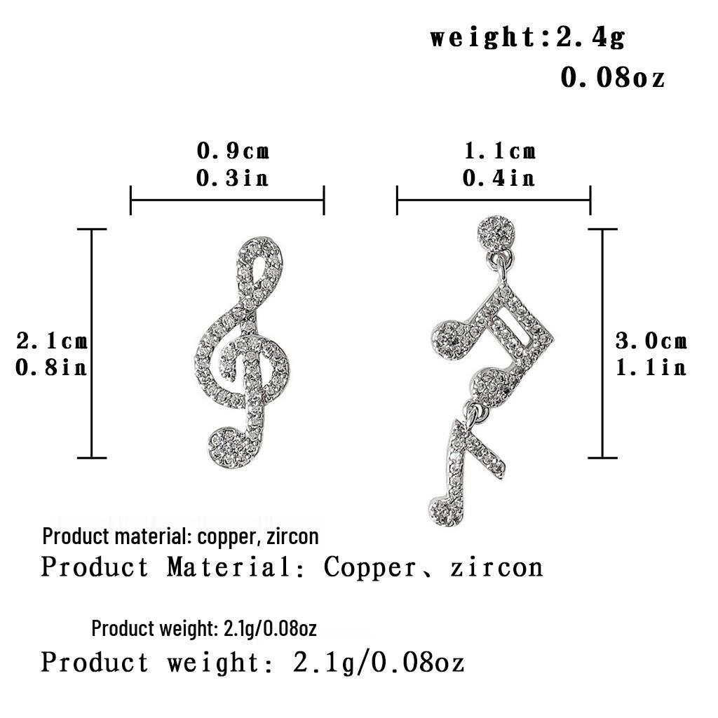 Silver Needle Zircon Tassel Earrings: Luxurious & Versatile for Women