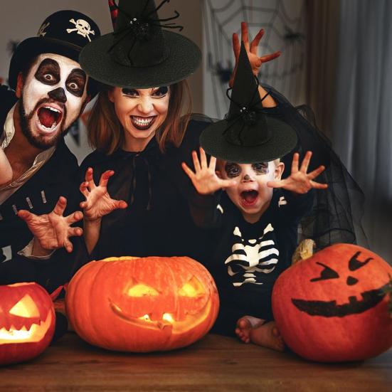 

Детская черная шляпа ведьмы, легкий прочный костюм волшебника, удобно носить шляпу для вечеринок на Хэллоуин