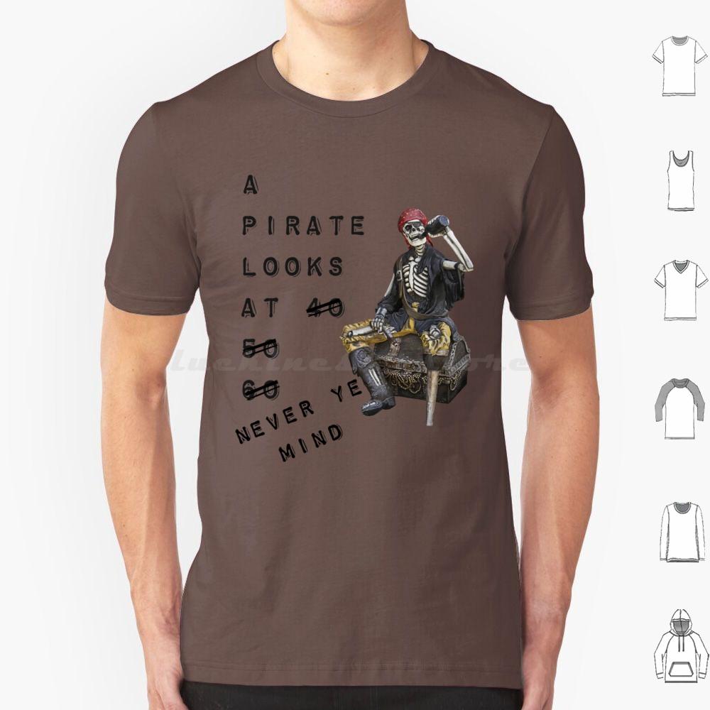 A Pirate Looks At 60 T Shirt 6xl Cotton Cool Tee Jimmy Buffett Beach Parrothead Margaritaville Buffett Parrot Surfing Pirate