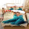 Singer Miley Cyrus Bedding Set Duvet Cover Bed Set Quilt Cover Pillowcase Comforter king Queen Size Boys Adult Bedding Set