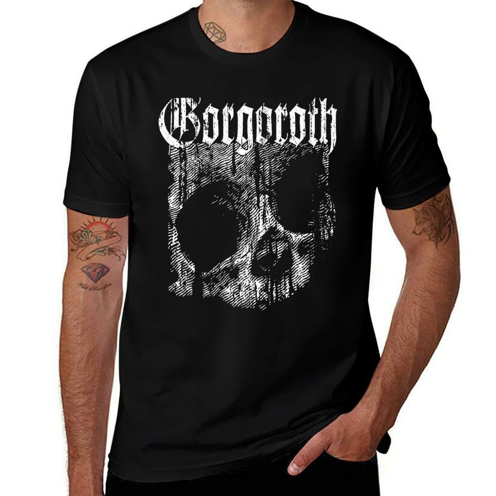 T-shirt con nuovo logo Gorgoroth T-shirt da lavoro all'aperto