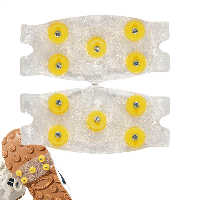 

5 Стальных Шипов Кошки Тяговые Шипы Шипы Противоскользящие Шипы для Обуви для Льда TPE Зимние Шипы для Льда и Снега Кошки 11x5cm