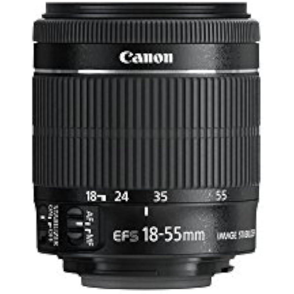 Canon Standard Zoom Lens EF-S18-55mm F3.5-5.6 IS STM APS-C Compatible