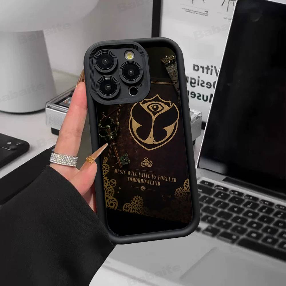T-tomorrowland Logo Phone Case For iPhone 17 16 E 15 14 13 12 11 Pro Max Plus Back Cover