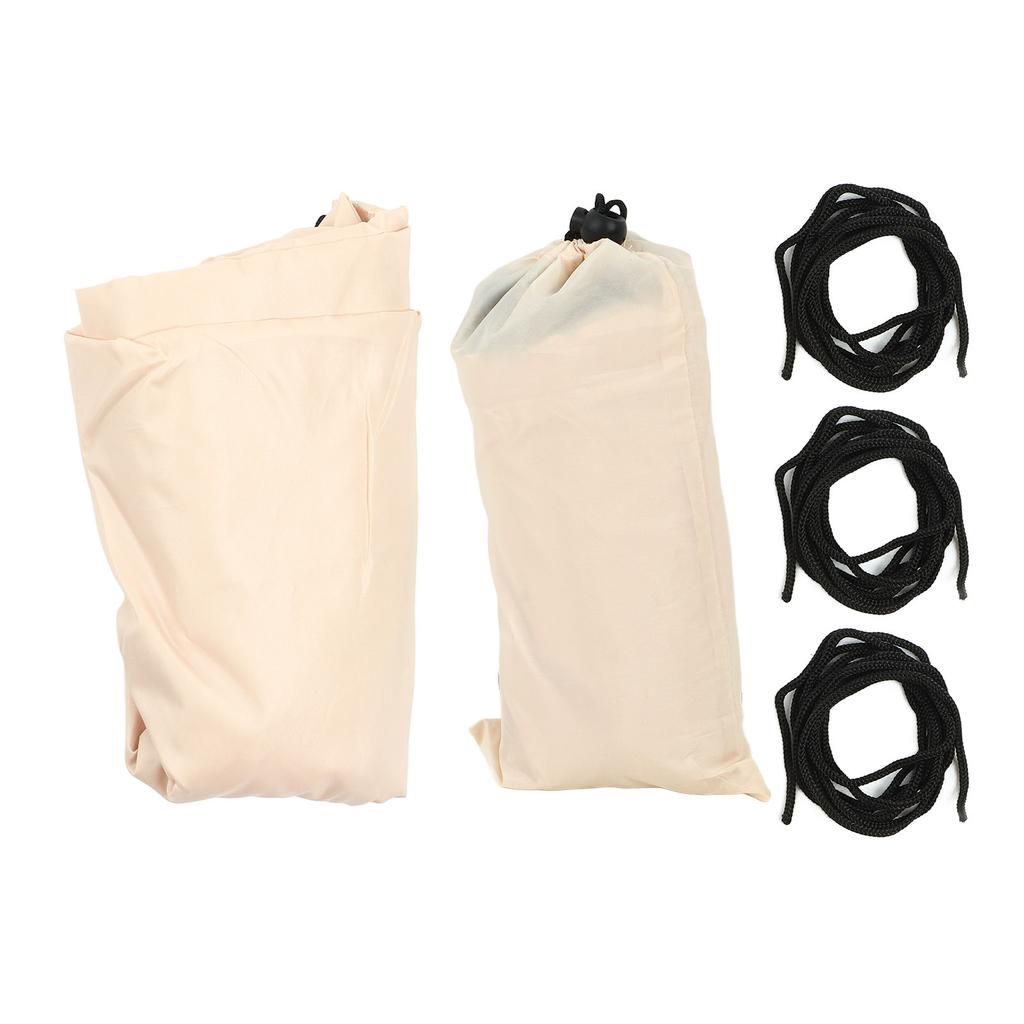 Dreieckiges Sonnensegel Vordach Outdoor Sonnenschutz Markisen UV-Block Sonnenschutznetz Regendicht Milchig