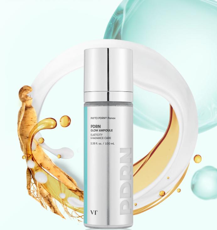 VT COSMETICS PDRN Glow Ampoule 100ml – Firming & Hydrating Skin Booster