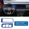 2x Dash Cover Navigation GPS Screen Frame Panel Trim For Jeep Wrangler JL JT 24+