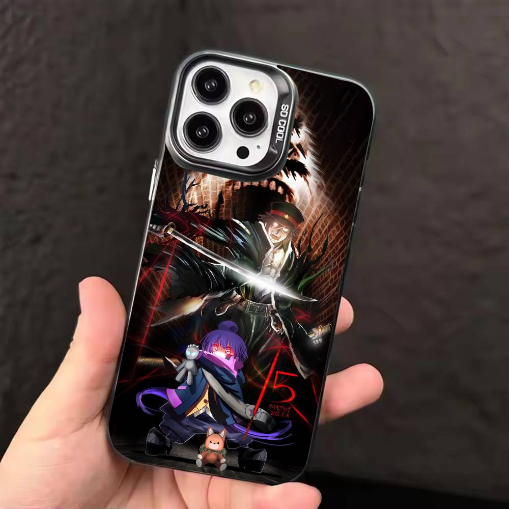 

DARK GATHERING Аниме Чехол для телефона Для iPhone 17 16 15 14 13 12 11 Pro Max Plus Серебристый конфетный Матовый чехол iPhone17PRO
