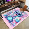Stitch'S Sweet Fantasy Carpet For Playroom Bedroom Living Room Sofa Home Decorkids Game Area Rug Nonslip Floor Mat