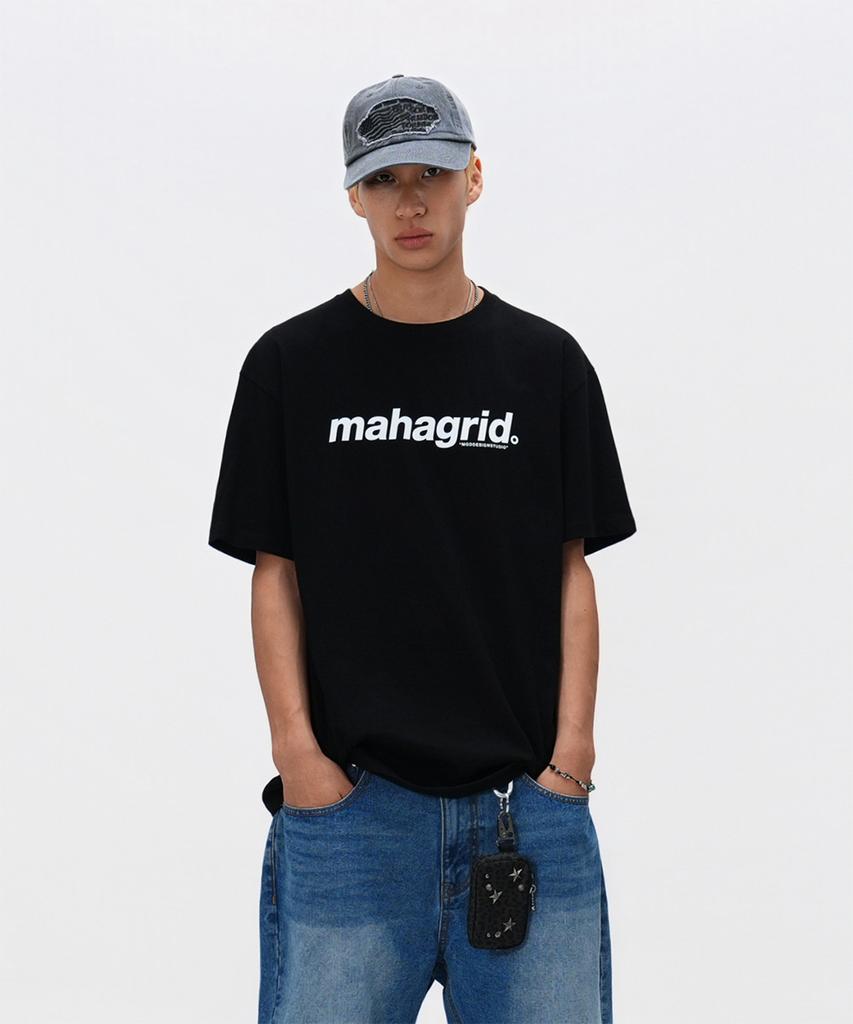 MAHAGRID Basic Logo Tee Black(Mg2Cmmt502A)