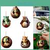 New Cross-border Cartoon Dragon Egg Car Hanging Decoration Festive Home Dcor And Gift Acrylic/organic Glass Material Cartoon Style Various Colors