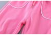 Girls' Korean Style Spring/Autumn Zipper Sweatshirt & Pants Two-Piece Set