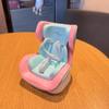 1 Set Compatible for Labubu Monster Series Doll Display Stand with Clip- Base - Heavy-Duty PE Material Car Seat Holder