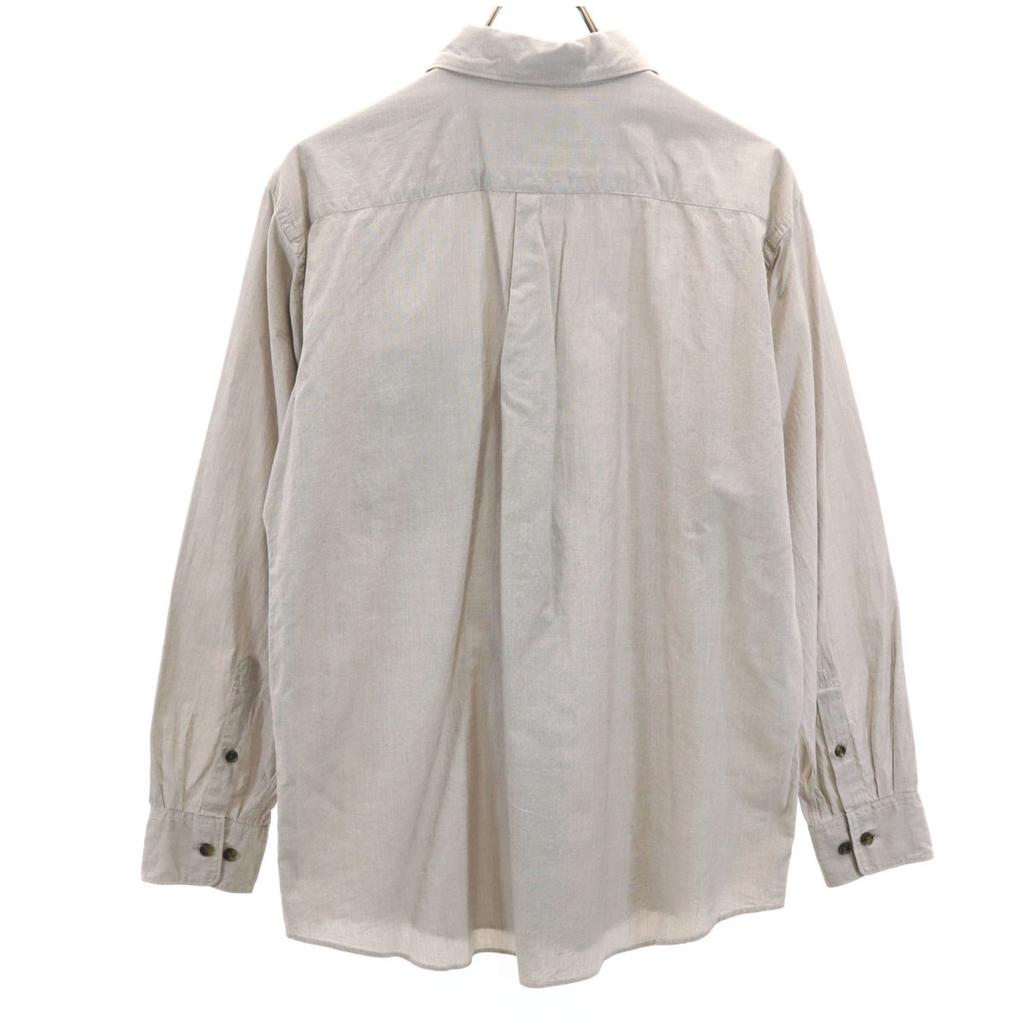 beautiful people Silk Blend Long Sleeve Shirt 40 Gray Men's Used