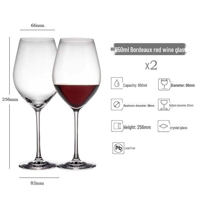 ZISIZ Crystal Glass Champagne Flute