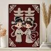 Pearl Tie The Knot DIY Diamond Art Kits 15.7x19.6inch Gem Art Diamond Painting Kits Without Frame for Adults Gift Idea Home Wall Decor