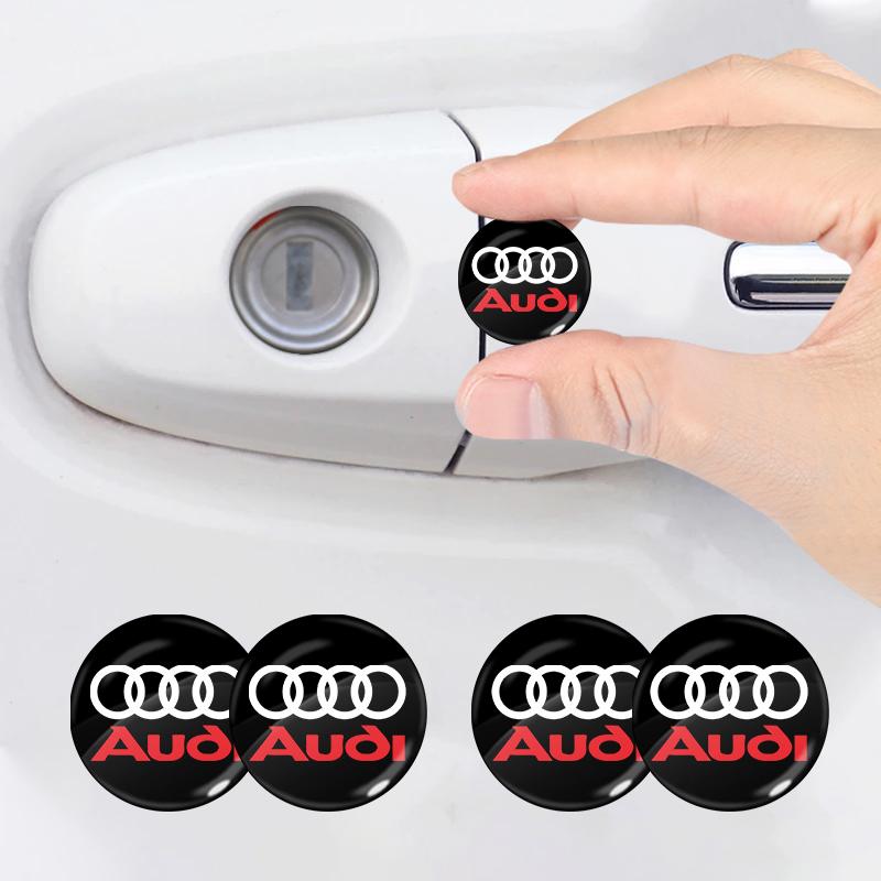 2026 Car Door Lock Keyhole Protective Cap Key Socket Cover Trim Sticker For Audi Q7 Q3 Q5L Q2L S4 S5 S6 S7 S8 A6L A4L A3 A4 A7 A5 RS3