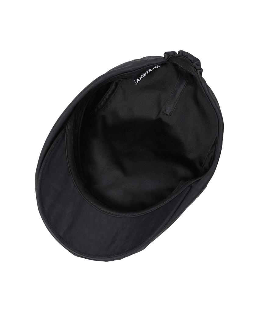 AJOBYAJO Tribal Logo Nylon Flat Cap [Black]