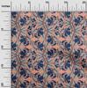 oneOone Bavlněná flexibilní tkanina s listy a květinovým blokem potištěná řemeslná tkanina BTY 40 palců