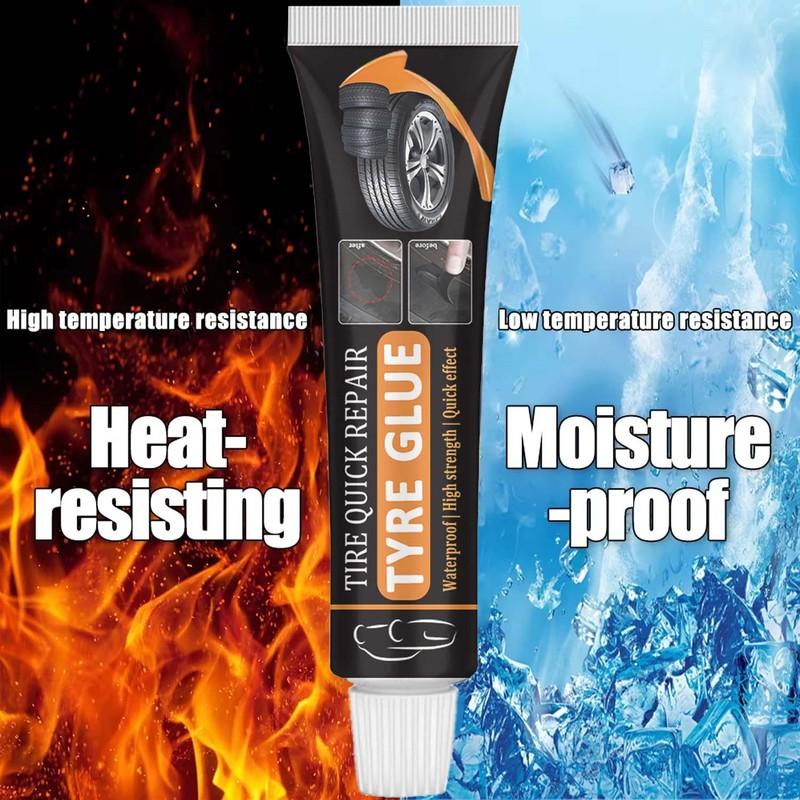 Powerful quick-drying rubber glue for tire repair, wear-resistant and non-corrosive rubber adhesive, power tire repair tool