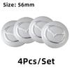 4Pcs Car Wheel Hub Center Cap Sticker Metal Decals Accessories For Mazda 2 3 6 5 Atenza CX3 CX5 MX5 CX7 Axela CX30 CX90 CX60 CX5 FF30