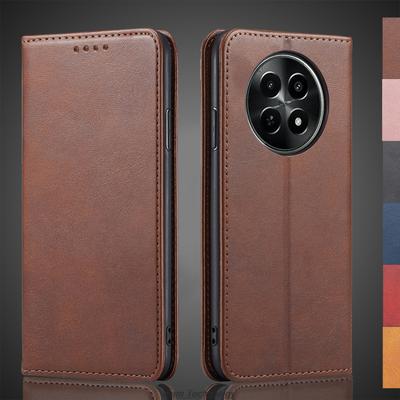 Magnetische Anziehungskraft Ledertasche für OPPO Realme C65 5G Holster Flip Cover Case Brieftasche Handytaschen Fundas Coque