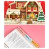 2026 Desk Calendar With Led Light Christmas Snow House Sculpture 3D Tear-Away Calendar Paper Carving Notepad Gift Home Decor