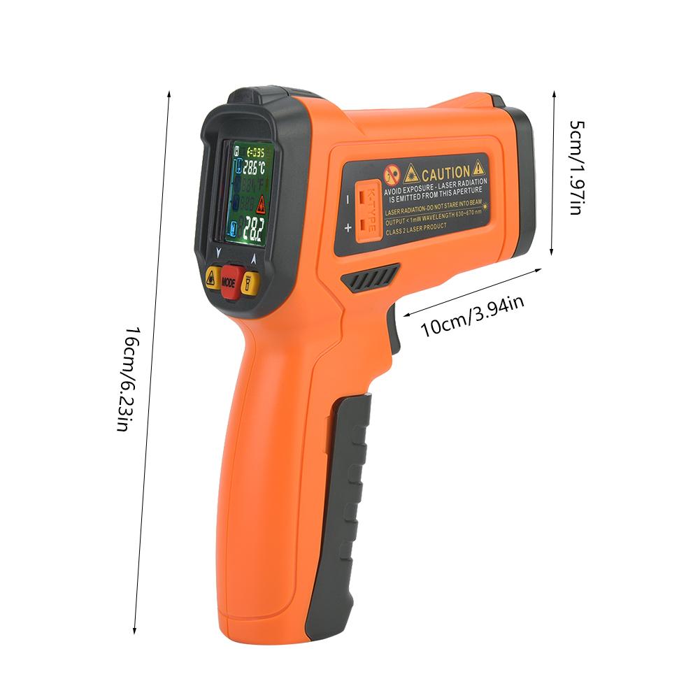 PM6530D High Precision NO Contact Digital Infrared Thermometer  50C 800 Celsius    58 1472  Fahrenheit