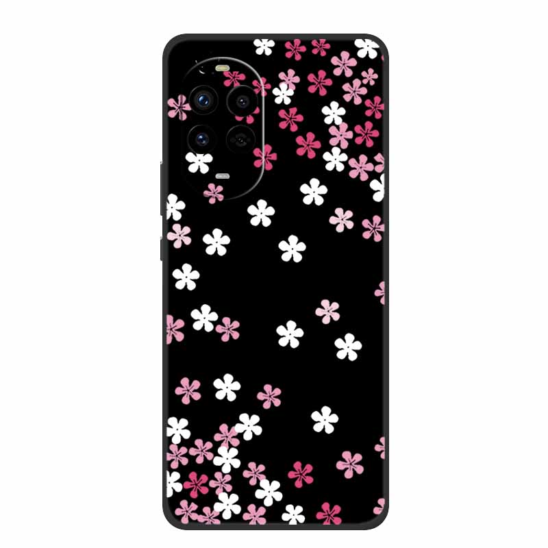 Black Silicone Case For Huawei Nova 13 Pro Case Cartoon Soft Back Cover For Huawei Nova 14 Pro Ultra Phone Case Nova14 Ultra Bag