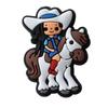 Dww-27pcs-Western Cowboy Hole Shoes Flower Accessories PVC Shoe Buckle Horse Hat Shoes Accessories