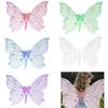 Fairy Wings Organza Angel Wings Lightweight Elf Butterfly Wing Halloween Costume Photography Props for Cosplay Party