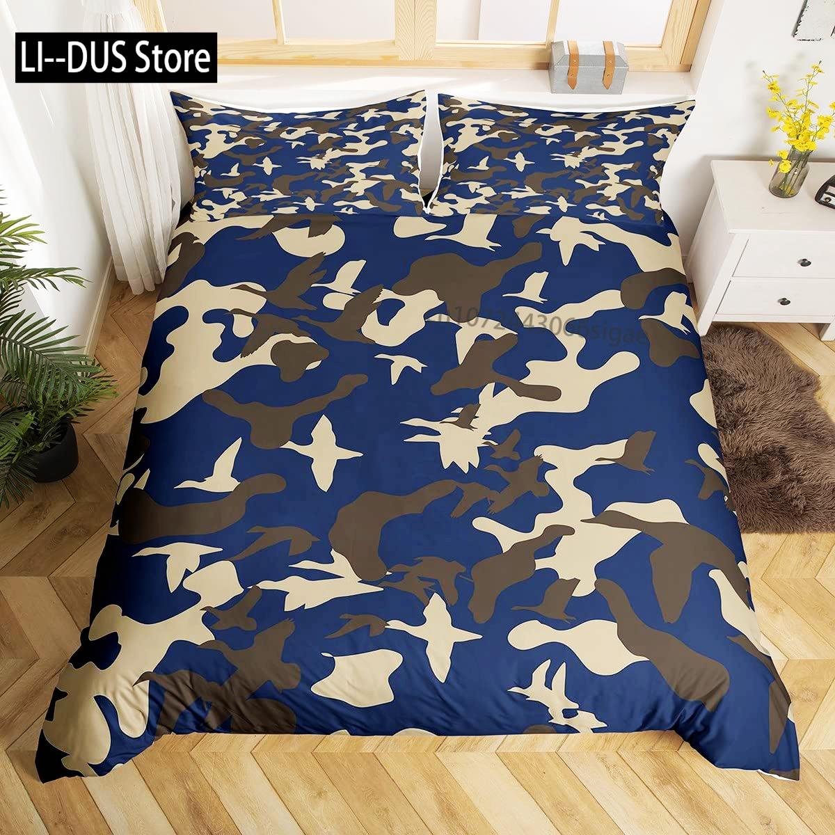 

Forest Green Duvet Cover Set, Abstract Pattern Decor 3 Piece Bedding Set Comforter Cover with 2 Pillow Shams, King Queen Size EU single(135x200cm)