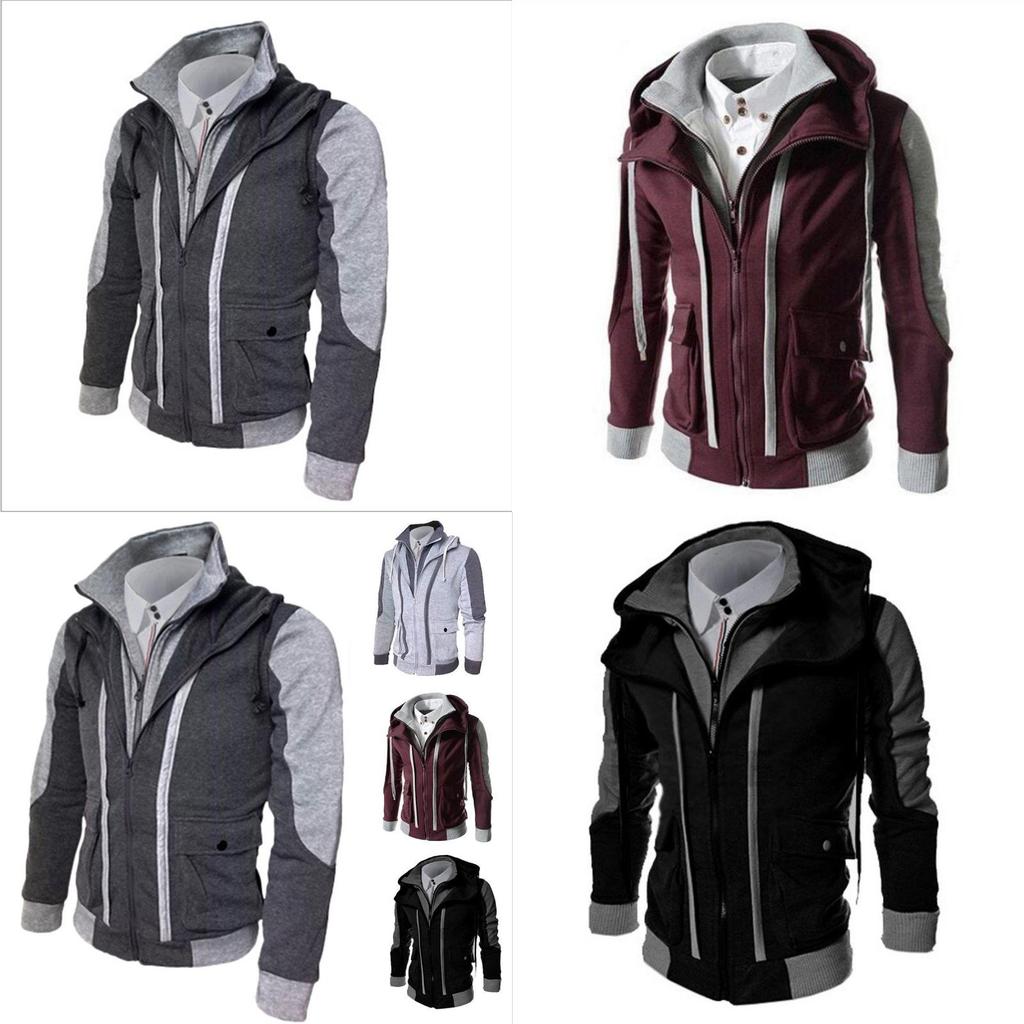 Luxurious Men's Winter Hoodie With Warm Hooded Sweatshirt For Ultimate Comfort