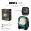 Portable Work Light with Adjustable Brightness Levels Rechargeable LED Mini Work Lamp USB Charging Compatible with Various Work Environments