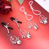 1 Pair Bell Breast Clip Nipple Clips SM Female Nipple Massage Clamps Clitoris Stimulation Adult Sex Toy For Women Training Tool