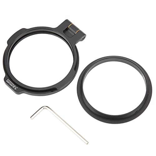 Durable Quick-Switch Camera Lens Filter Ring, Multi-Size Lens Filter Holder, Aluminum Alloy, for Wide-Angle Prime Zooms, Better Results, and More Meet
