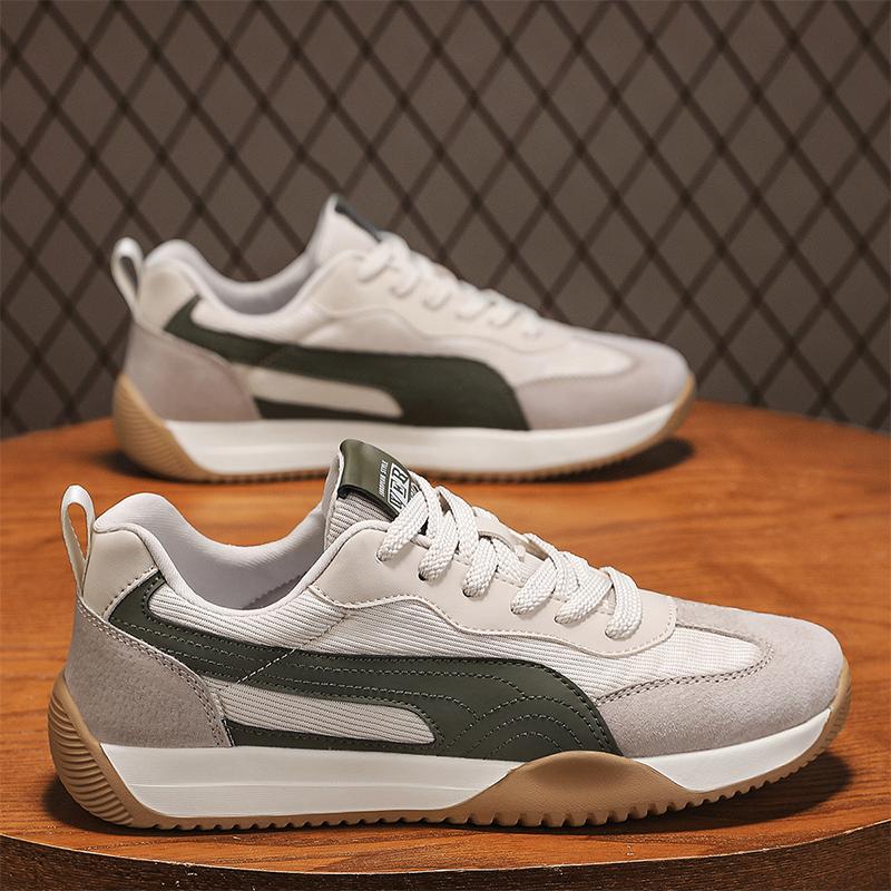 Genuine Leather Running Shoes for Men Casual Sports Sneakers - Non-slip Jogging Trainers Hot Sale Free Shipping