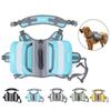 Large Capacity Dog Training Backpack Reflective Dog Harness Saddlebag Dog Snack Bag  Pet Supplies