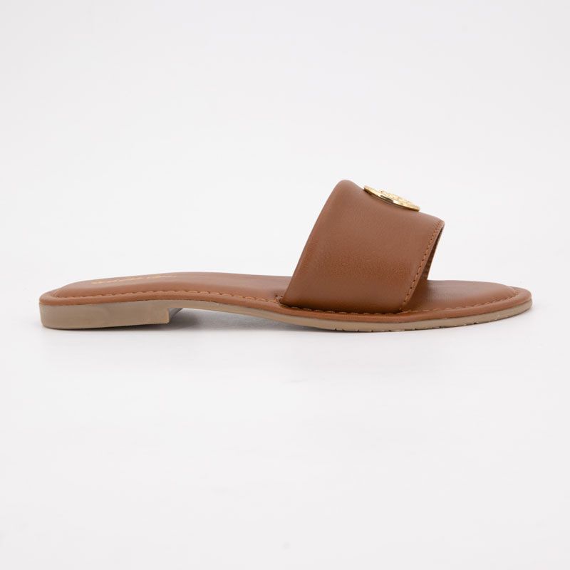 

Mules cuir linda avec logo couleur unie doré Femme US POLO 38 коричневый